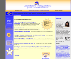 tara-cts.com: Comprehensive Training Solutions - Speaking
This page details the qualifications and topics of speaker Tara Gupta of Comprehensive Training Solutions