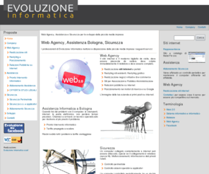 evoluzioneinformatica.it: Web Agency, Assistenza Bologna, Sicurezza | Evoluzione Informatica scarl
Web Agency, assistenza e sicurezza per lo sviluppo della piccola media impresa e degli studi professionali a Bologna