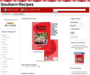 southern-recipes.com: Cookbook Preview | Southern-Recipes
An easy, step-by-step recipe guide for modern chefs to make southern, comfort foods that indulge the senses and reminisce of times past.