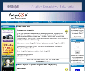 energia365.pl: Energia365.pl - opinie, komentarze, analizy
Energia365.pl - opinie, komentarze, analizy
