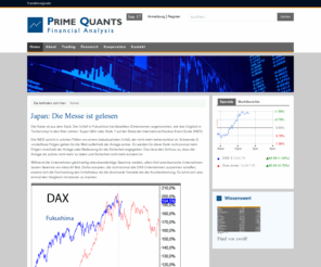 prime-quants.de: Prime Quants
Prime Quants financial analysis, research and publication