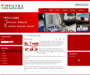 putrabangsasejati.com: PT. Putra Bangsa Sejati
Official website of PT.Putra Bangsa Sejati