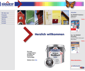 suedwest.de: SÜDWEST Lacke Farben Bautenschutz
Hersteller von Lacken, Farben und Bautenschutzmitteln