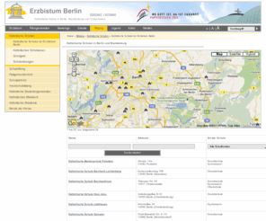 privatschule-berlin.com: Erzbistum Berlin: Katholische Schulen in Berlin und Brandenburg
Erzbistum Berlin - Katholische Kirche in Berlin, Brandenburg und Vorpommern mit 395.000 Katholiken, 106 Pfarrgemeinden und mit 31.200 qkm das zweitgrößte Bistum Deutschlands.