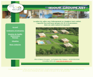 sejour-groupe.net: sjour groupe vendee - location de salle pour groupes mariage runion de famille sminaire entre vende et 44 hbergements de 25 30 personnes
Location salle pour sejour groupe vendee et hbergement. Accueil sejour groupes pour mariage runion famille et sminaire vende pour 25 ou 30 personnes.