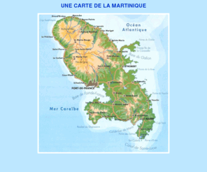 Carte Martinique