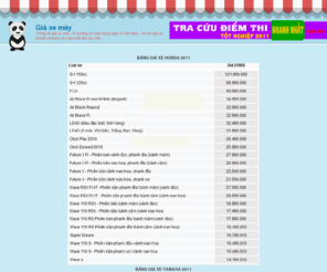 giaxemay.net: Gia xe may | xe may | mua ban xe may - Thông tin thị trường xe máy Honda Yamaha Sym Sh 2011 tại Việt Nam
Cập nhật những thay đổi mới nhất về giá xe máy trên thị trường nội địa, dịch vụ cửa hàng mua bán xe máy.