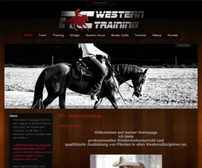 nc-westerntraining.de: NC - Westerntraining
natali cackovic
nc - westerntraining
Ausbildung und Korrektur ihres Pferdes
Reitunterricht auf eigenem Pferd.