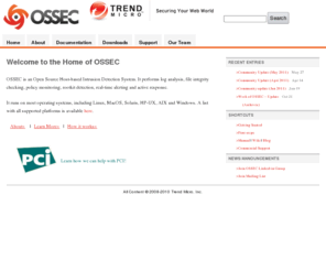 ossec.net: 
OSSEC - Open Source Security, Host-Based Intrusion Detection System