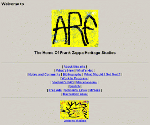 arf.ru: ARF: Frank Zappa Scholars Web Page
