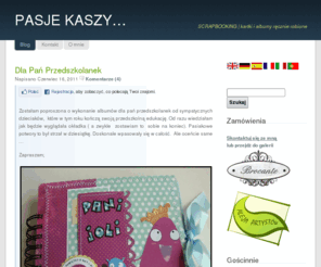 cegielscy.pl: SCRAPBOOKING | kartki i albumy ręcznie robione
blog twórczy Kaszy, kartki okolicznościowe, albumy pamiątkowe