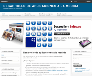 desarrollodeaplicacionesalamedida.com: Desarrollo de aplicaciones a la medida
Desarrollo de aplicaciones a la medida. La mejor empresa de software.