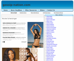gossip-nation.com: Gossip Nation
The plase to get the latest gossip for the hottest stars