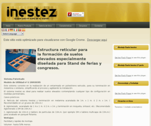 inestez.es: www.inestez.es
Estructura reticular para la formación de suelos elevados, especialmente diseñada para stand de ferias y congresos