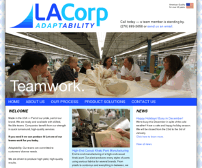 lebanonapparel.com: LA Corp
Made in the USA — Part of our pride, part of our brand. We are ready and available with skilled, flexible teams. Companies benefit from our strength in quick turnaround, high-quality services. 
