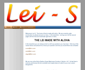 lei-s.com: Home - Lei-S
A WebsiteBuilder Website