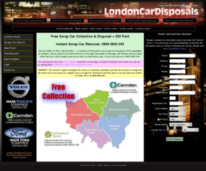 londoncardisposals.com: Nationwide Free Collection & Removal of Scrap cars and End of Life Vehicles, fully certificated, trusted, reliable, instant service
Nationwide Free Collection & Removal of Scrap and End of Life Vehicles, fully certificated, trusted, reliable, instant service