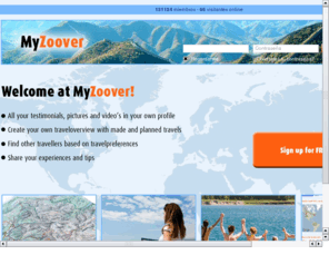 myzoover.es: MiZoover - la red social de Zoover
Todas tus vacaciones en un sitio, encuentra otros viajeros, mira fotos y valoraciones de vacaciones en MiZoover.