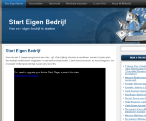 starteigenbedrijf.org: Start Eigen Bedrijf
Hoe een bedrijf te starten met netwerk marketing