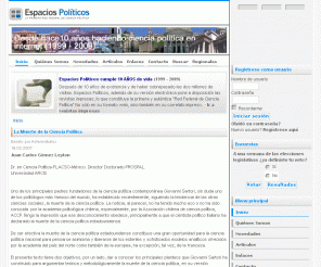 espaciospoliticos.com.ar: Espacios Politicos - Inicio
Mambo - the dynamic portal engine and content management system