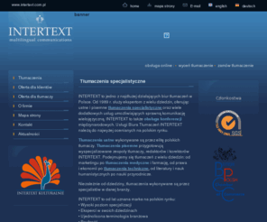 intertext.com.pl: INTERTEXT Tłumaczenia
Tłumaczenia