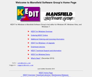 keditlists.com: Mansfield Software Group
