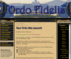 ordofidelis.com: Welcome to Ordo Fidelis of Tortheldrin!
Joomla! - the dynamic portal engine and content management system