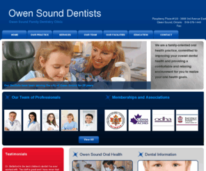 owensounddentist.com: Owen Sound Dentists
At our modern Owen Sound Dentist facility, we have put in a lot of effort to be able to provide you with almost every conceivable dental service. For a at our oral health services, see the ...