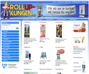 rollupkungen.com: RollUp Kungen – Rollup, banderoller och mässmaterial till bra priser
RollUp Kungen är det nya sättet att beställa montrar och roll-up på nätet – till fantastiska priser. Blixtsnabba leveranser och 30 dagars kredit