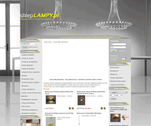 skleplampy.pl: Lampy sklep internetowy, oświetlenie, żyrandole, plafony, kinkiety ∙ SklepLampy.pl™

 
	Lampy sklep internetowy, oświetlenie, żyrandole, plafony, kinkiety ∙ SklepLampy.pl™
