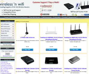 u727router.com: Cradlepoint
  Cradlepoint - Wi-Fi Routers Non WiFi Routers WiFi Accessories Verizon AT&T Alltel Sprint T-Mobile Virgin Mobile Clear Canada Other International EVDO, 3G routers,wifi router,in-car internet, usb air card, mobile WiFi, Cradlepoint,travel router, travel wifi router, Cellular Modem, personal wifi hotspot, cradelpoint