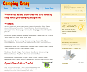 campingcrazyireland.com: Camping Crazy Home page
home page