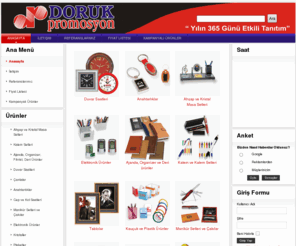 dorukpromosyon.com: Ürünlerimiz
Doruk Promosyon, Promosyon ürünleri web sitesi