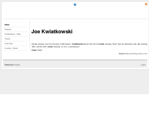 joejk.com: Joe Kwiatkowski | Joe Kwiatkowski | JoeJK
