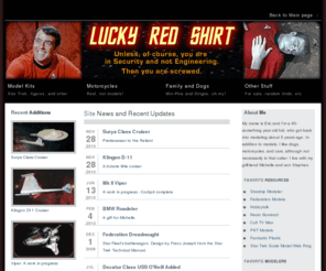 luckyredshirt.com: Lucky Red Shirt
Site Description Here