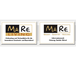 mareliving.com: Mare Bäder - Mare Living aus Heistenbach - Onlineshop Bad Badetrüffel Badepralinen Limburg
Mare Bäder GbR - Bäder - Sanitär - Heizung Heistenbach Limburg, Mare Bäder GbR - Bäder - Sanitär - Heizung Heistenbach Limburg