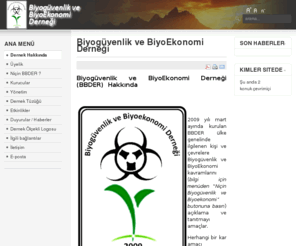 bbder.org: Biyogüvenlik ve BiyoEkonomi Derneği
Joomla - devingen portal motoru ve içerik yönetim sistemi