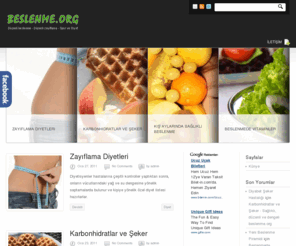 beslenme.org: Sağlıklı, düzenli ve dengeli beslenme ile diyet ve zayıflama - BESLENME.ORG
Düzenli ve dengeli beslenme, sağlıklı ve uzun bir yaşam için vazgeçilmezdir. Beslenme, diyet, sağlıklı zayıflama, kilo verme gibi yaşam standartlarımız için önemli konular hakkında beslenme.org sitesinde geniş bilgiler bulabilir, soru ve yorumlarınızı bırakabilirsiniz.