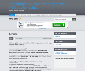 congo-theatre.com: Télécharger, GRATUITEMEMENT, les théâtres congolais - Découvrir la culture congolaise
