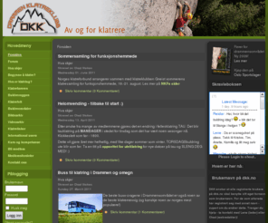 dkk.no: DKK - Drammen Klatreklubb - Forsiden
Velkommen til Drammen Klatreklubb