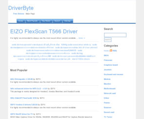 driverbyte.com: Free Drivers at Driver Byte - windows drivers downloads
Free Drivers at Driver Byte - windows drivers downloads. Latest updates: 3dfx Driverguide v1.05.00