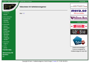 gefleteknologerna.se: Gefleteknologerna  - Aktuellt
Gefleteknologernas hemsida
