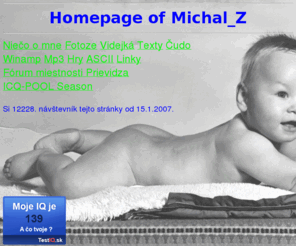 michal-z.sk: Homepage of Michal_Z
