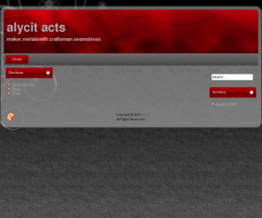 alycit.com: alycit acts
alycit acts of artistry ranging from software to metalsmithing