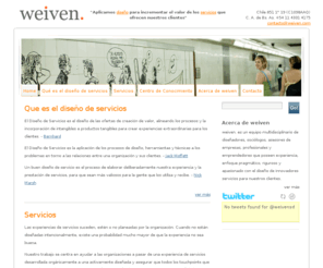 weiven.com: weiven - diseño de servicios
service design, diseño de servicios.