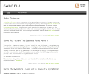 eswineflu.info: Swine Flu
Info about swine flu, health care, and health related topics