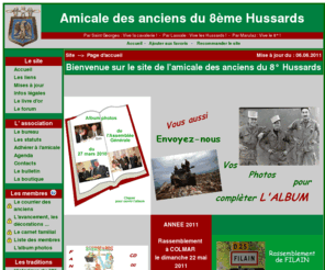 amicale-8-hussards.com: Amicale des anciens du 8ème Hussards
'