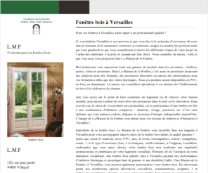 fenetre-bois-versailles.com: Fenêtre bois Versailles - L.M.F
L.M.F : fenêtre bois à Versailles. Vente et prestation en fenêtre bois Versailles.