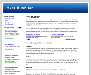 hyrahusbilar.com: Hyra husbilar - Lite att tänka på för dig som funderar på att hyra en husbil
Lite att tänka på för dig som funderar på att hyra en husbil