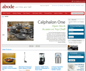 abode1.com: - ABODE1.COM
A special selection of products for Home, Garden, Kitchen, Dining, Toys, Games, Yankee Candle, Electronics, Books, and much more... a special selection of products for the kitchen and home.